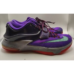 Size 9.5 Men's Nike KD 7 Lightning 534 Purple Red 653996-535 Kevin Durant RARE